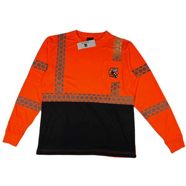 HBeeWear Hi-Vis Shirt (Orange)