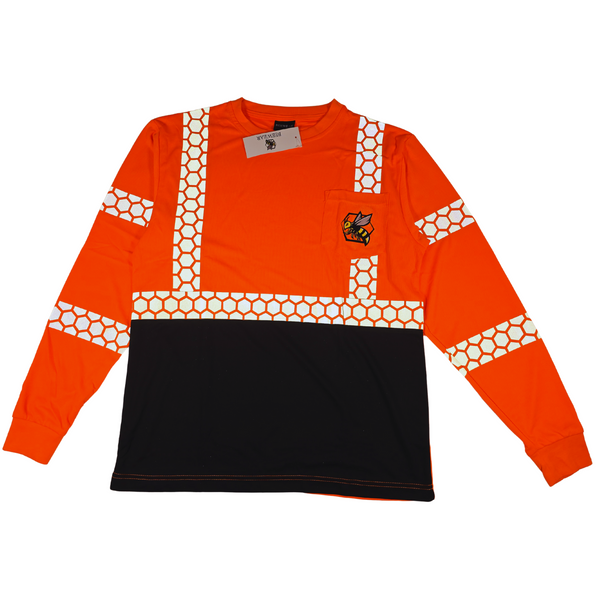 HBeeWear Hi-Vis Shirt (Orange)